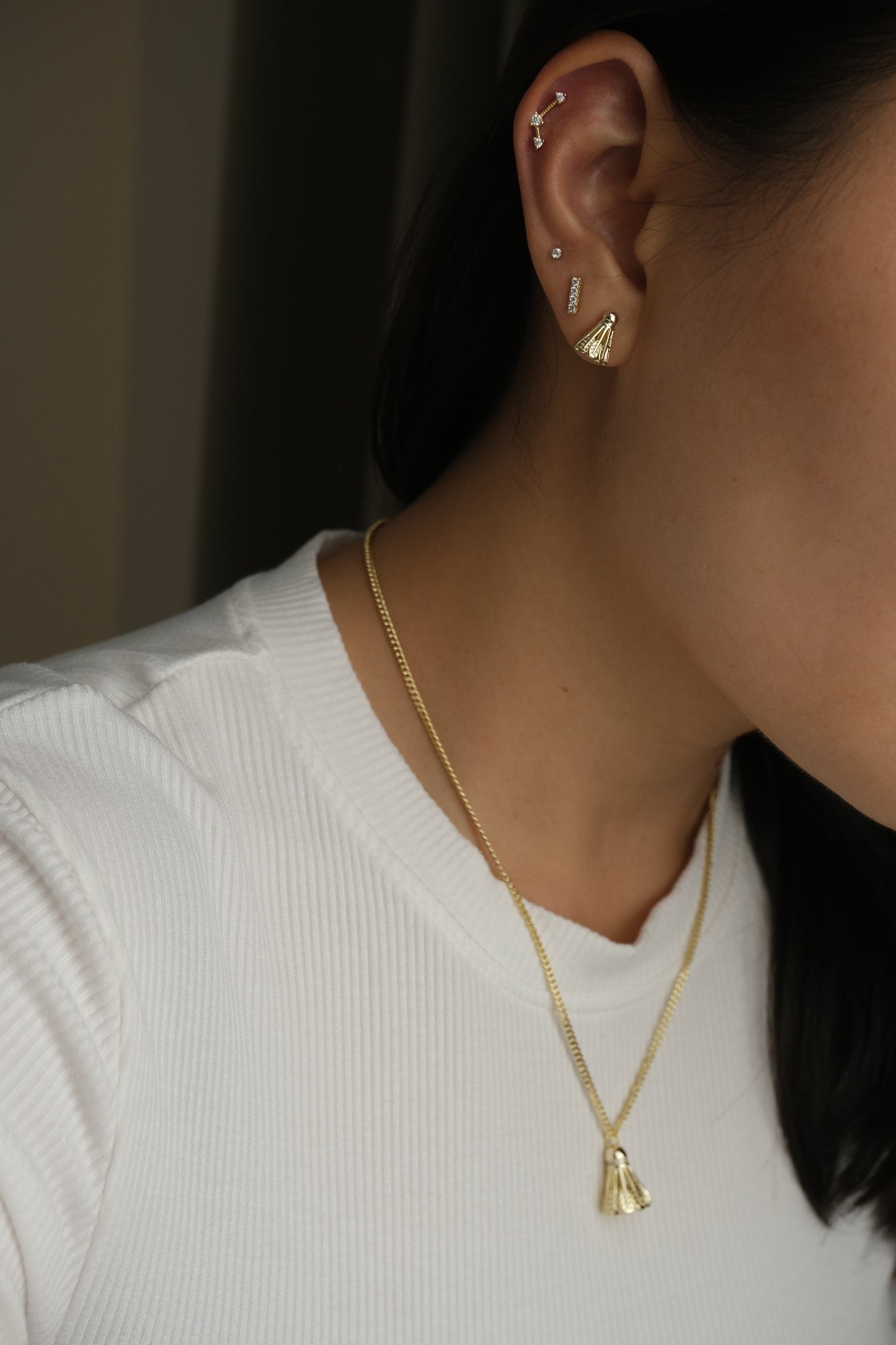 Badminton Stud Earrings