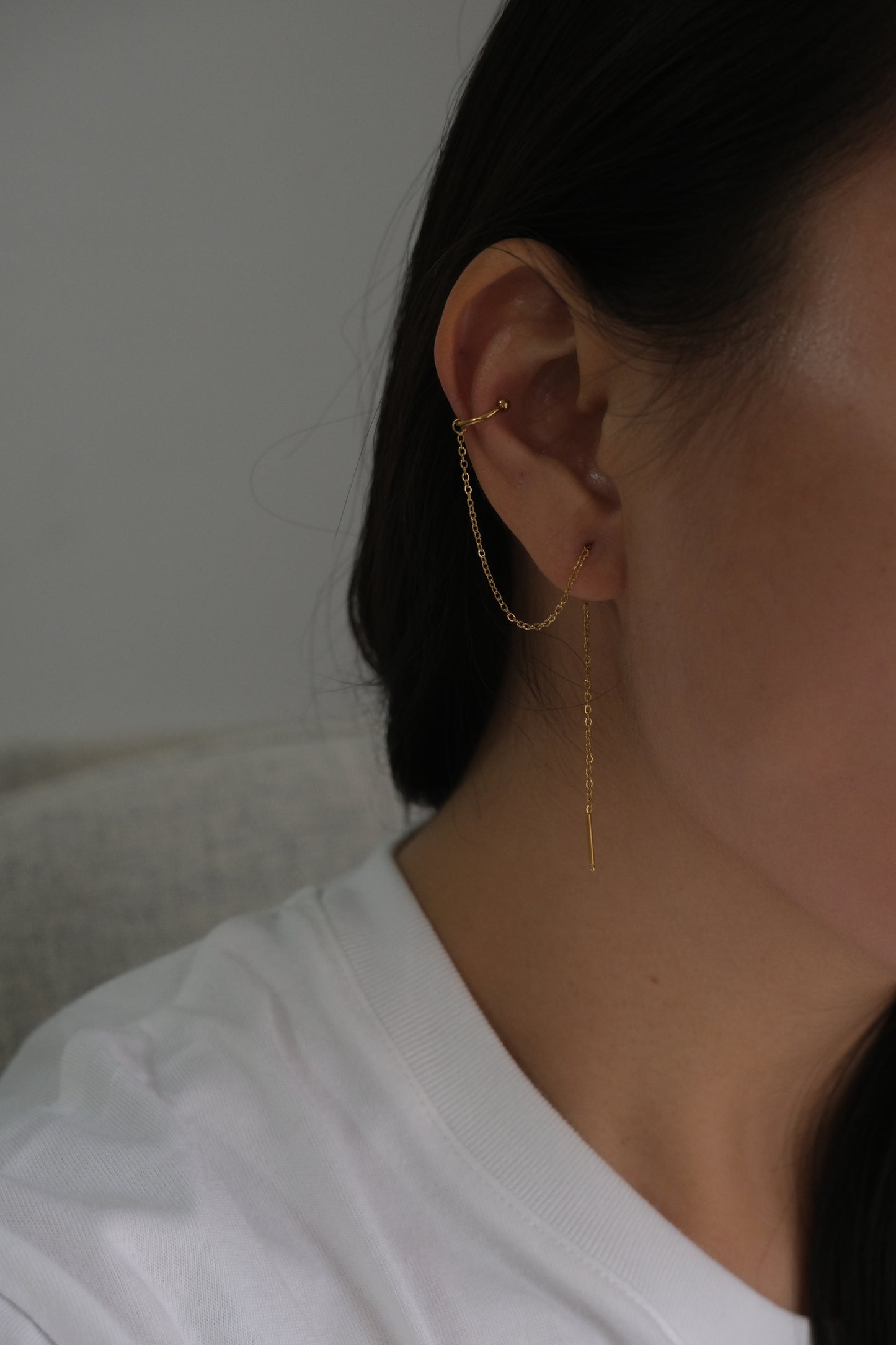 Long Chain Earcuff