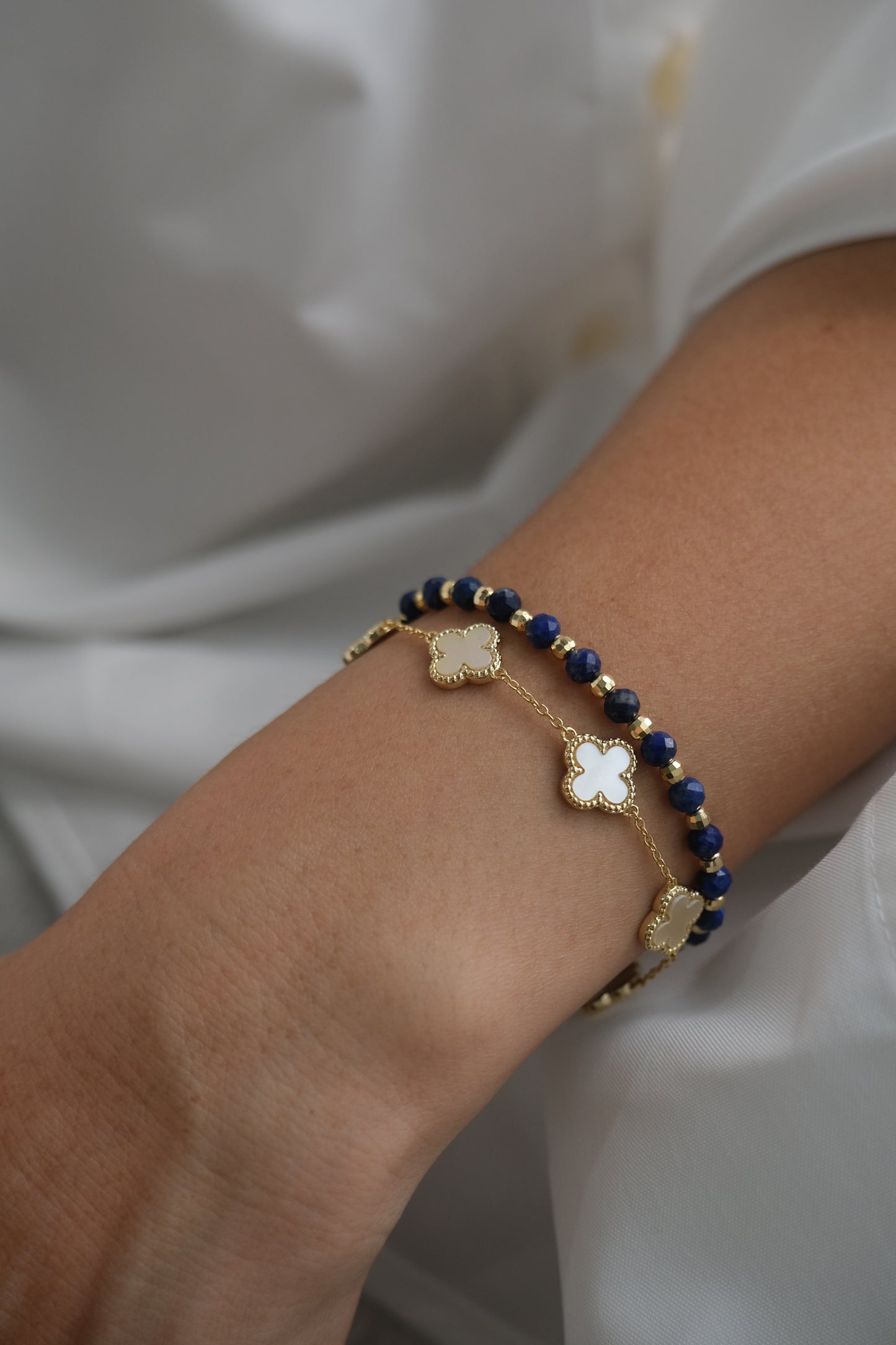 Lazuli Bead Bracelet