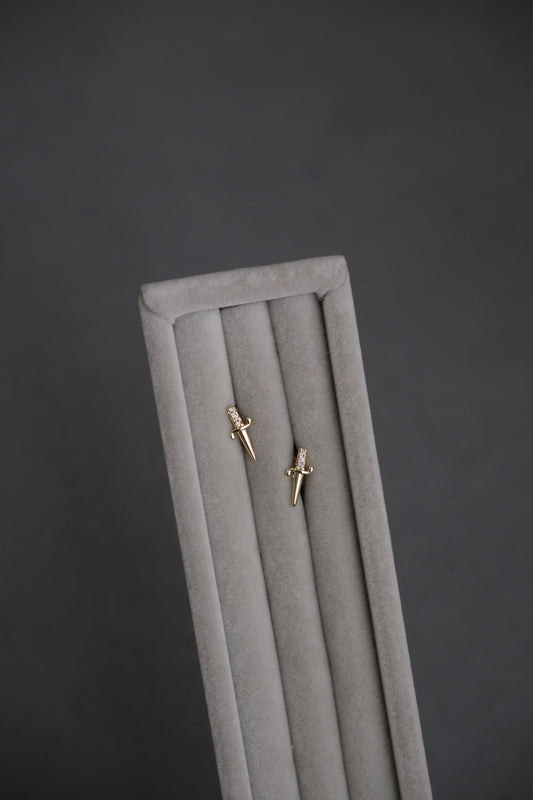 Dagger Stud Earrings