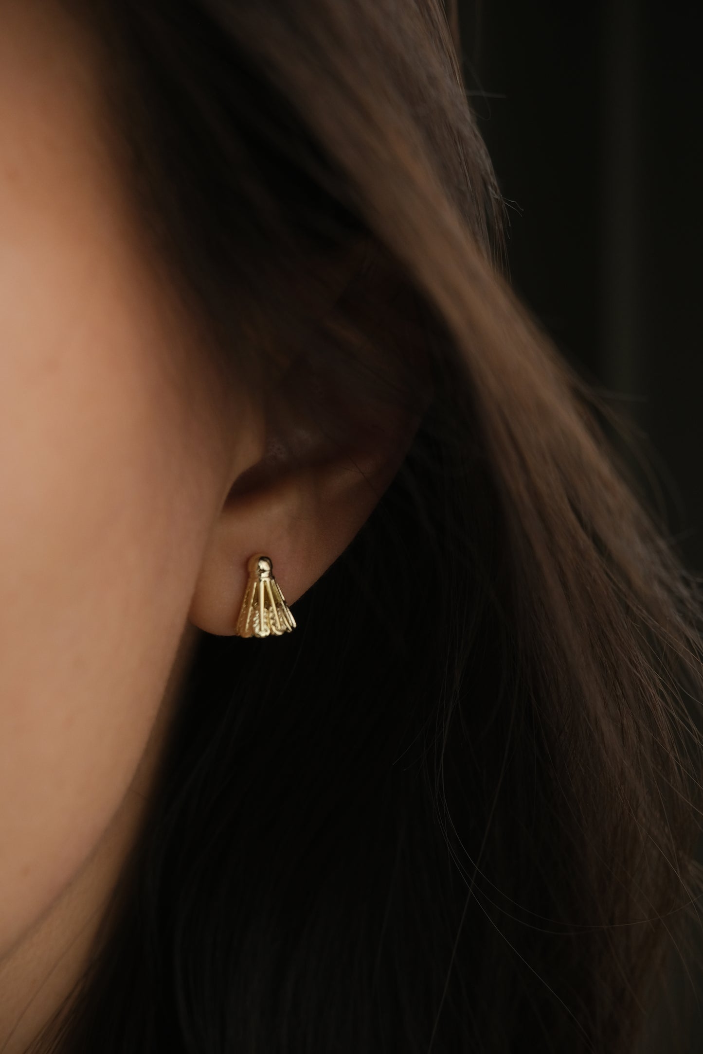 Badminton Stud Earrings