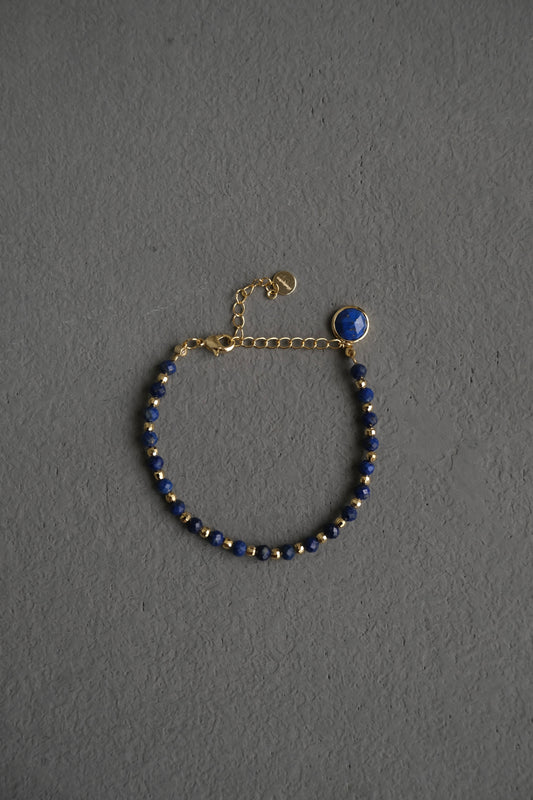Lazuli Bead Bracelet