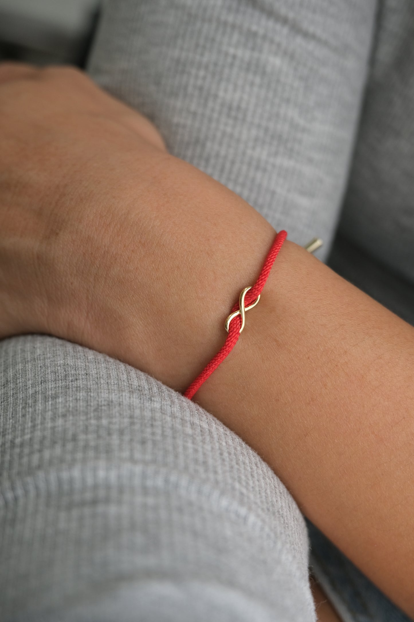 INFINITY RED BRACELET